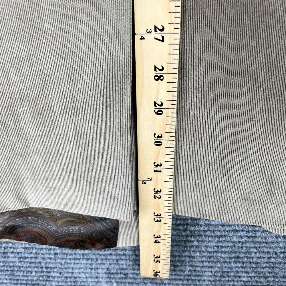 Vintage Lauren Ralph‎ Lauren Corduroy Blazer Men 50R Paisley Lined Tailored Y2K - Picture 16 of 16